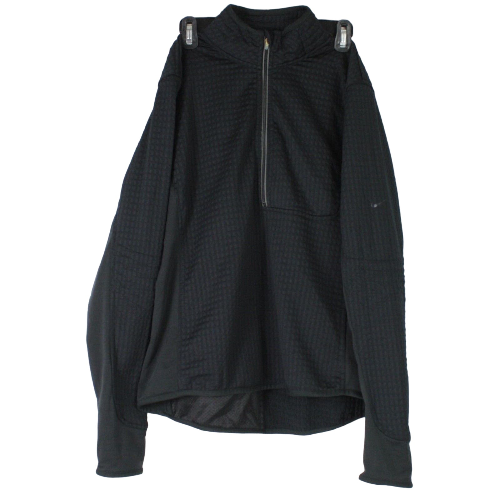 Nike Sphere Thermal 1/2 Zip Pullover Womens L Black Reflective Running Jacket